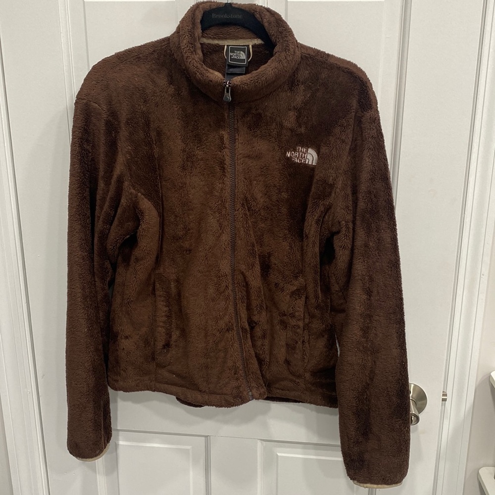 The North Face Brown Fleece Zip-Up Jacket